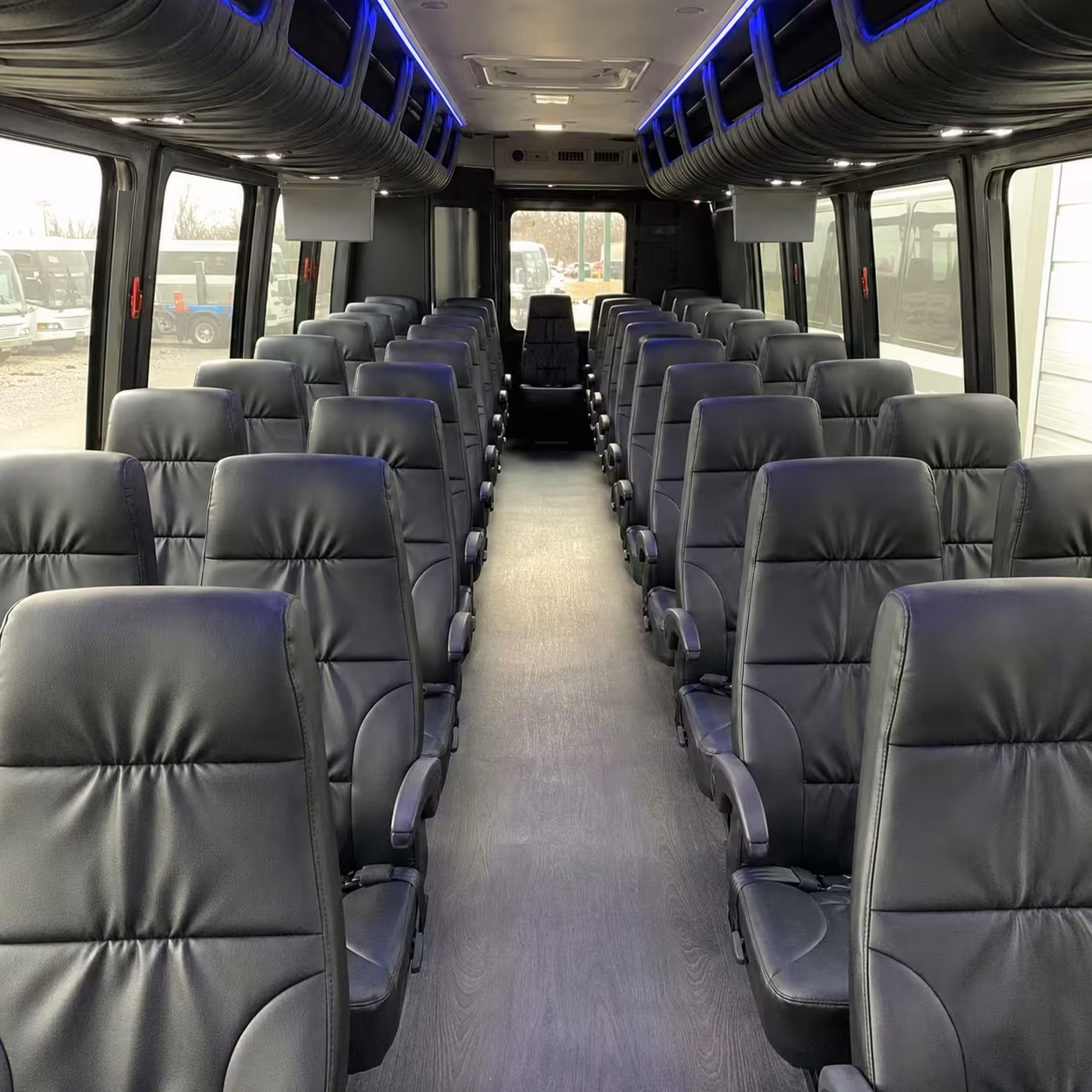 35 passenger minibus inside