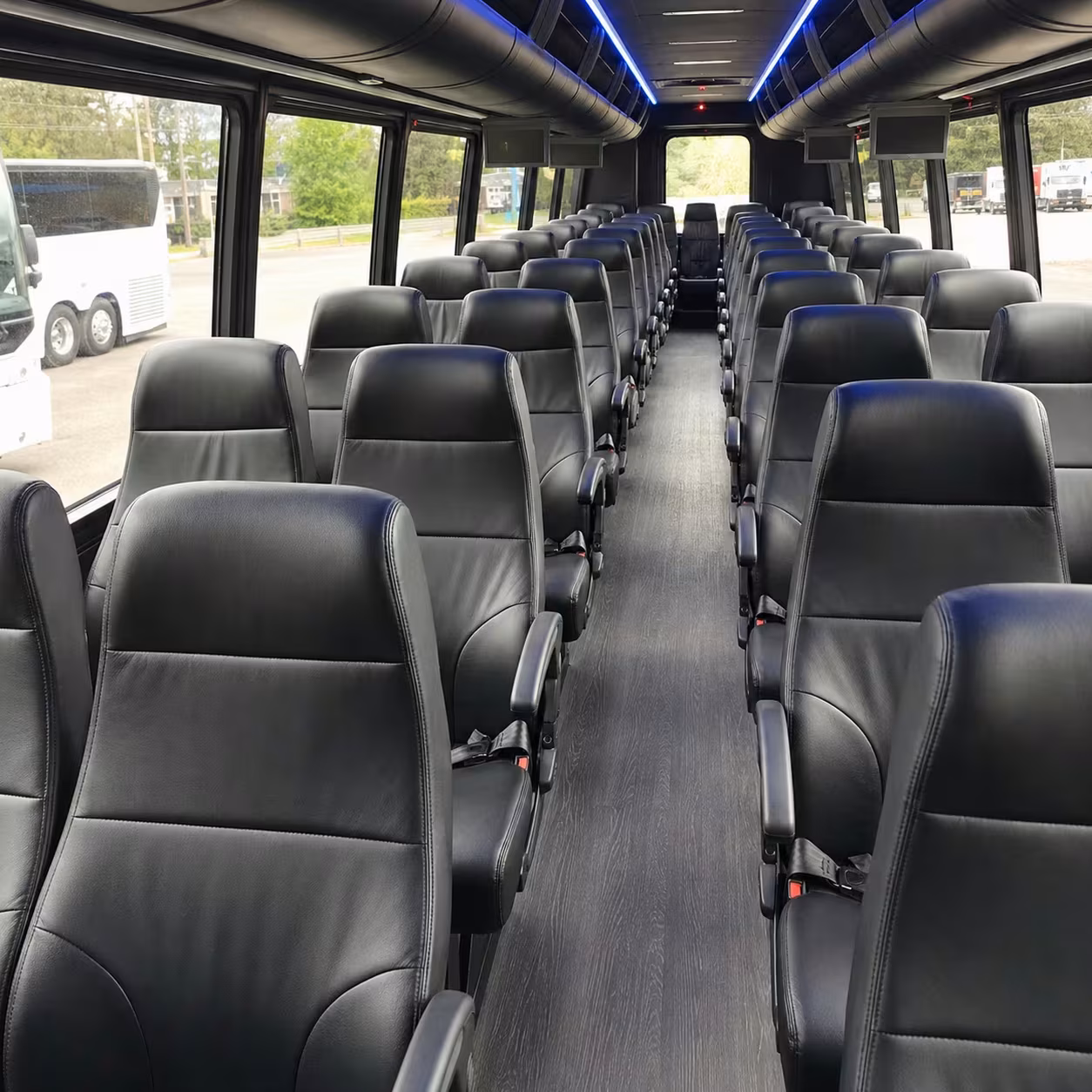 35 passenger minibus interior