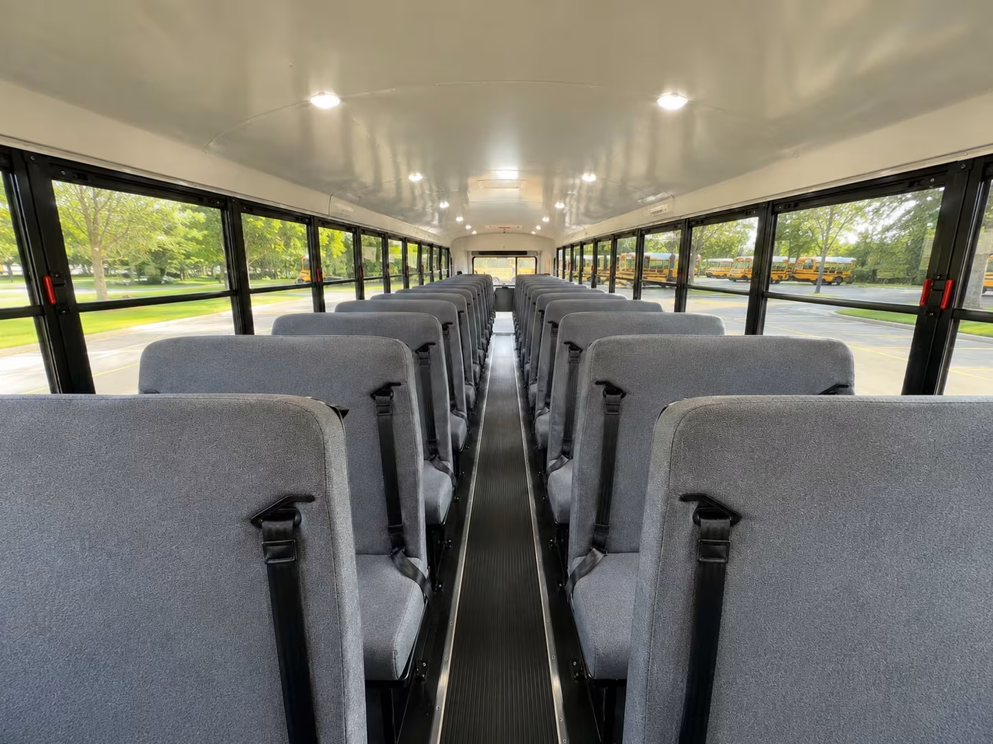 school bus interior